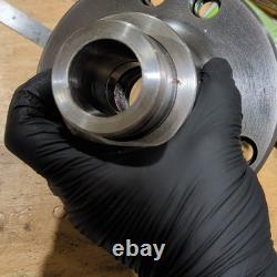 Cnc LATHE A2-5 SPINDLE NOSE 5C COLLET CHUCK WITH LARGE LOT OF HARDINGE 5C COLLET
