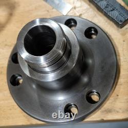Cnc LATHE A2-5 SPINDLE NOSE 5C COLLET CHUCK WITH LARGE LOT OF HARDINGE 5C COLLET