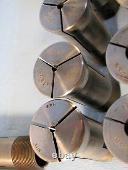 Collection of 30 P&W Collets for Lathe Used Hardinge 5PN