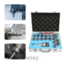 Collet 18Pc/Set Shank Chuck Tools+Box Fit Milling Machine/Lathe/Drilling