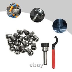 Collet 18Pc/Set Shank Chuck Tools+Box Fit Milling Machine/Lathe/Drilling