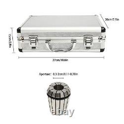 Collet 18Pc/Set Shank Chuck Tools+Box Fit Milling Machine/Lathe/Drilling