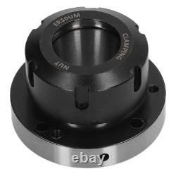 Collet Chuck ER50 100mm 7 Holes Carbon Steel For Lathe CNC Milling Machine Tool