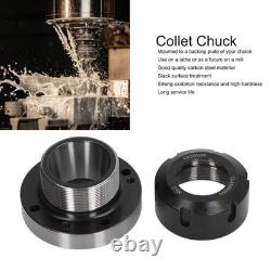 Collet Chuck ER50 100mm 7 Holes Carbon Steel For Lathe CNC Milling Machine Tool