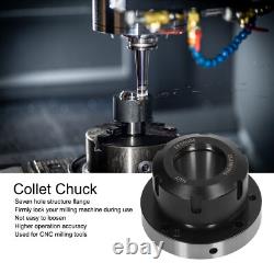 Collet Chuck ER50 100mm Diameter 7 Holes Carbon Steel For Lathe CNC Milling