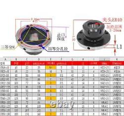 Collet Fixture Chuck Tool Mini Flange 4 Axis Cartridge CNC Milling Lathe Machine