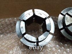 Crawford Multibore Collets Lathe Chuck Lot of 3