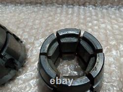 Crawford Multibore Collets Lathe Chuck Lot of 3