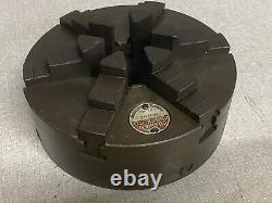 Cushman 8 Lathe Chuck 6 Jaw Chuck True Adjust 2.5 Through Hole bore