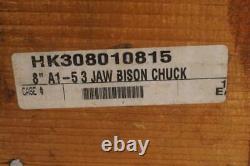 Display Model Bison Poland 8 3-Jaw Scroll Lathe Chuck. 2pc Jaws. A5 A1-5 Mount