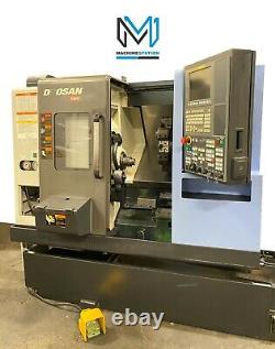 Doosan Lynx 220 Cnc Turning Center Lathe 6.5 Chuck Collet Tailstock Fanuc 2015