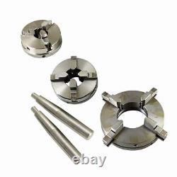 Drill Chuck CNC Wood Lathe Chuck Manual Chuck Self Centering DIY Metal Wood Lath