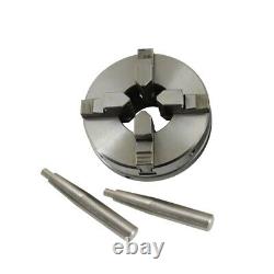 Drill Chuck CNC Wood Lathe Chuck Manual Chuck Self Centering DIY Metal Wood Lath