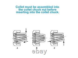 Durable 5/8-11 MT4 ER-40 Collet Chuck for Lathe, Milling & Drilling Machines
