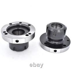 ER16 ER25 ER32 ER40 Lathe Chuck Mini Spindle 80-100mm Collet Flange CNC Fixture