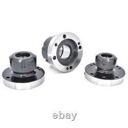 ER16 ER25 ER32 ER40 Lathe Chuck Mini Spindle 80-100mm Collet Flange CNC Fixture