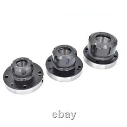 ER16 ER25 ER32 ER40 Lathe Chuck Mini Spindle 80-100mm Collet Flange CNC Fixture