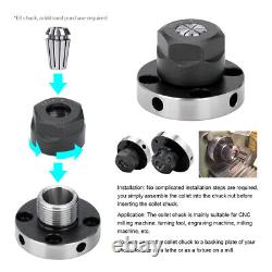 ER16-ER32 Collet Chuck 45-100mm Diameter Compact Lathe Tight Tolerance