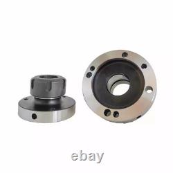 ER32 Collet Chuck D100mm Mini Flange 4 Axis Durable CNC Milling Lathe Fixture