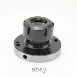 ER32 Collet Chuck D100mm Mini Flange 4 Axis Durable CNC Milling Lathe Fixture