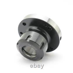 ER32 Collet Chuck D100mm Mini Flange 4 Axis Durable CNC Milling Lathe Fixture
