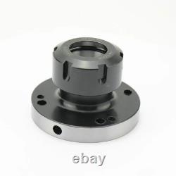 ER32 Collet Chuck D100mm Mini Flange 4 Axis Durable CNC Milling Lathe Fixture