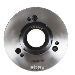 ER40 125mm Diameter Compact Lathe Tool Stud 5/8 For Milling Lathe Collet Chuck
