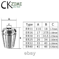 ER40? 332mm Spring Collet Chuck For CNC Engraving Machine Lathe Milling Tools