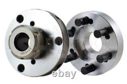 ER40 5 SET TRU Collet Chuck CNC Fine Adj. 0.0005TIR+D1-5 Threaded Backplate L