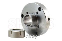 ER40 5 SET TRU Collet Chuck CNC Fine Adj. 0.0005TIR+D1-5 Threaded Backplate L