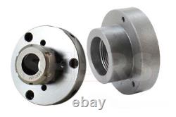 ER40 5 SET TRU Collet Chuck CNC WithFine Adj. 0.0005 TIR+2-1/4-8 BACK PLATE L