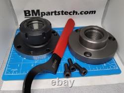 ER40 Collet Chuck with 2-1/4-8 adapter for South Bend Heavy 10 (10L) lathes