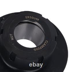 ER50 Collet Chuck 125mm Diameter 7 Hole 0.005 Lathe Collet Holder Tools Part