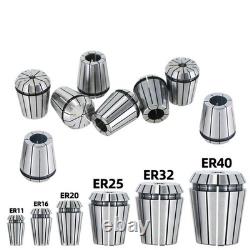 ER8 ER11 ER16 ER20 ER25 ER32 Spring Collet Chuck CNC Milling Lathe Tool Holder