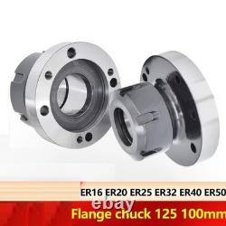 ER Collet Chuck ER16 ER20 ER25 ER32 ER40 ER50 100 125mm CNC Lathe Fixture Tool