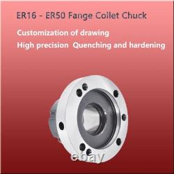 ER Collet Chuck ER16 ER20 ER25 ER32 ER40 ER50 100 125mm CNC Lathe Fixture Tool