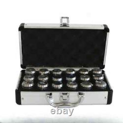 ER Collet Set Steel Clamping Lathe Machine Parts Precision 0.003mm Tools Holder