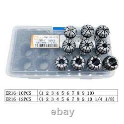 ER Spring Collet Chuck Set Durable Lathe Mill CNC Engraving Machine Tool 0.005mm