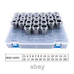 ER Spring Collet Chuck Set Durable Lathe Mill CNC Engraving Machine Tool 0.005mm