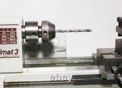 Emco ES-16 Collet Chuck M14 x 1 Thread Mount, and 10 ER-16 Collets, with Box