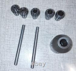 Emco Unimat 3 Lathe M14x1 ER-16 Collet Chuck & Misc. Collets PN 171140 A31Z