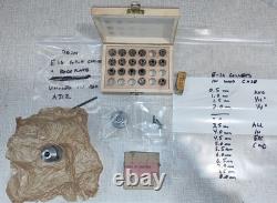Emco Unimat DB200 Lathe E-16 Collet Chuck Set with 17 Collets Ref No 1020 A31Z