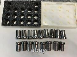 Erickson S-183 Collet Set Machinist Tools 1/4-3/4 17 Piece For Lathe MILL Tool