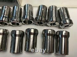 Erickson S-183 Collet Set Machinist Tools 1/4-3/4 17 Piece For Lathe MILL Tool