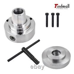 Findmall 5C 5Collet Lathe Chuck Closer With Semi-finished Adp. 2-1/4 x 8 Thread