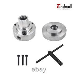 Findmall 5C 5Collet Lathe Chuck Closer With Semi-finished Adp. 2-1/4 x 8 Thread