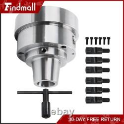 Findmall 5C Collet Chuck D1-5 Mount High Precision Adjustable for Metal Lathe