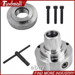 Findmall 5C Collet Lathe Chuck Closer With Semi-finished Adp. 2-1/4 x 8 Thread