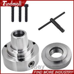 Findmall 5C Collet Lathe Chuck Closer With Semi-finished Adp. 2-1/4 x 8 Thread