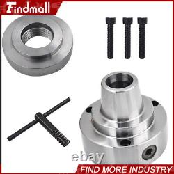 Findmall 5C Collet Lathe Chuck Closer With Semi-finished Adp. 2-1/4 x 8 Thread